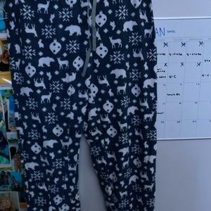 deer and bears woman’s pajama pants